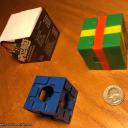 3 Plastic Cube Puzzles
