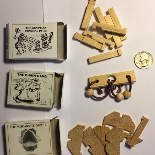 Set of Three Small Puzzles