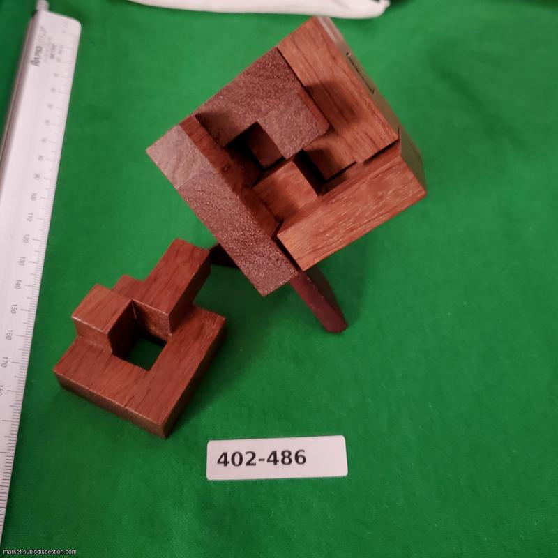 Holey Squares Cube (TW-65) by Trevor Wood [402-486]