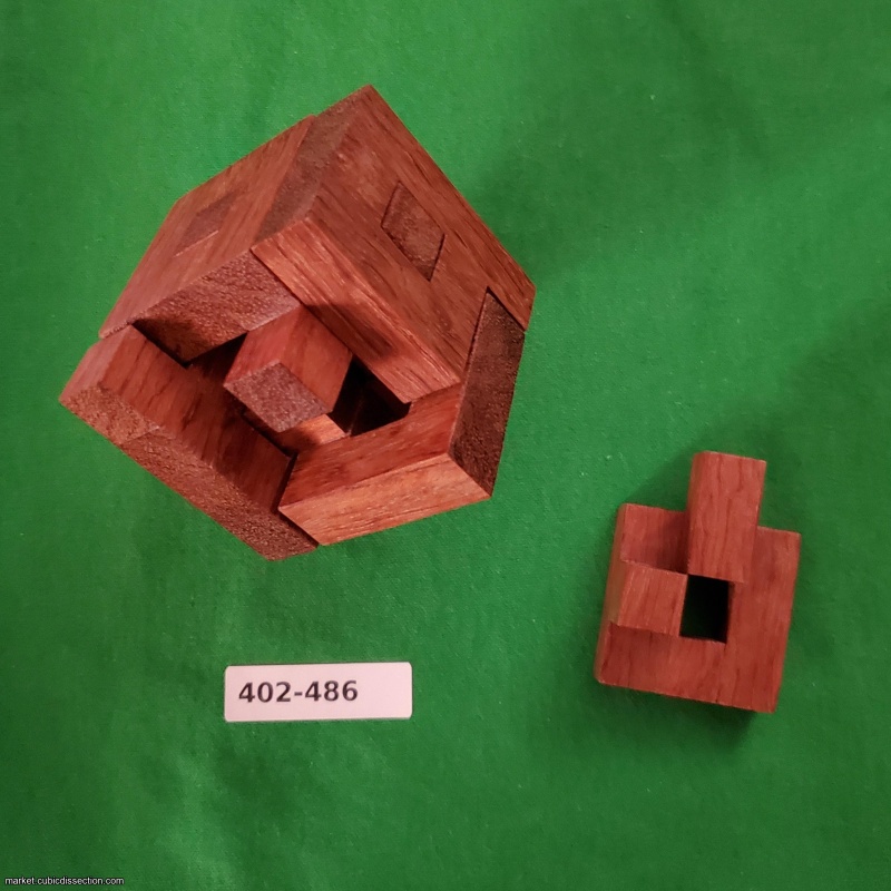 Holey Squares Cube (TW-65) by Trevor Wood [402-486]