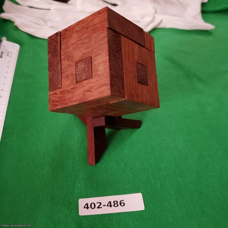 Holey Squares Cube (TW-65) by Trevor Wood [402-486]