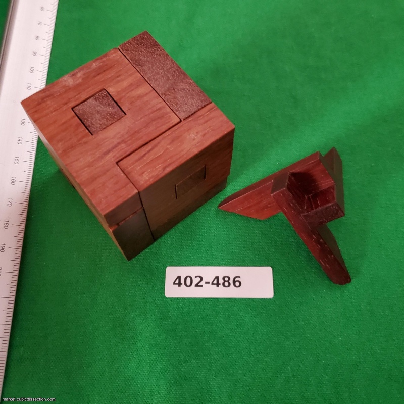 Holey Squares Cube (TW-65) by Trevor Wood [402-486]