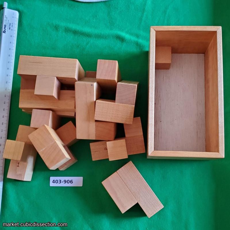 Closterman 6×3×3 Two Cubes (2 CB #4 Maple) [403-906]