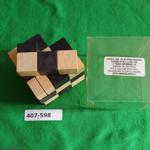 Cutler's Cube: The Splitting Headache [407-598]