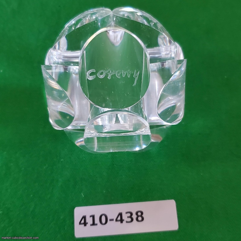 Charles Perry signed original Plexiglas Ball Puzzle [410-438]