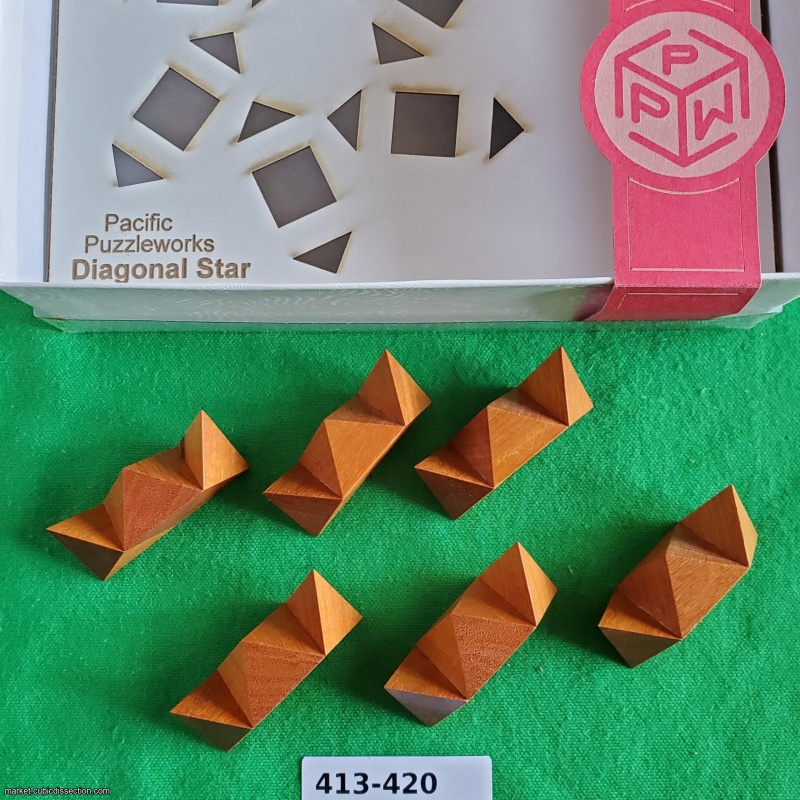 Krasnow: Diagonal Star (STC-4) by Pacific Puzzleworks [413-420]