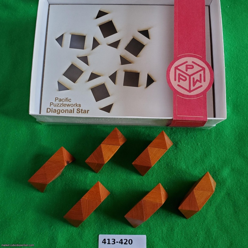 Krasnow: Diagonal Star (STC-4) by Pacific Puzzleworks [413-420]
