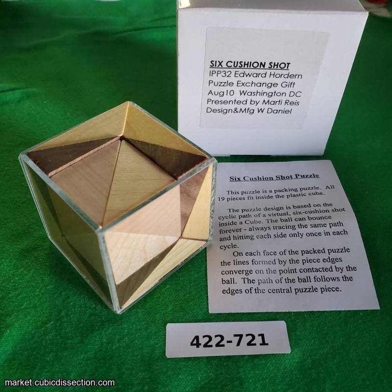 Six Cushion Shot (IPP32) by Wayne Daniel [422-721]