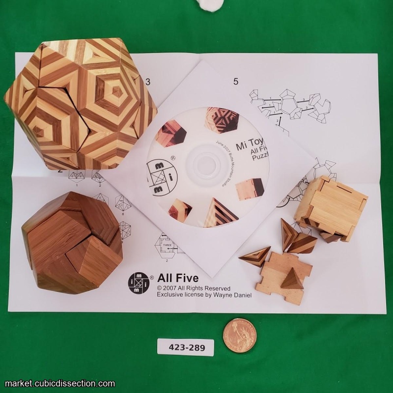 All Five (Platonic Solids) by Wayne Daniel [423-289]