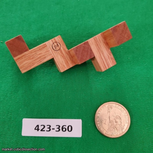 Impossible Triangle of Six Cubes (4pc) by Lensch [423-360]