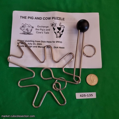 Pig & Cow Puzzle (IPP25) by Hess [425-135]