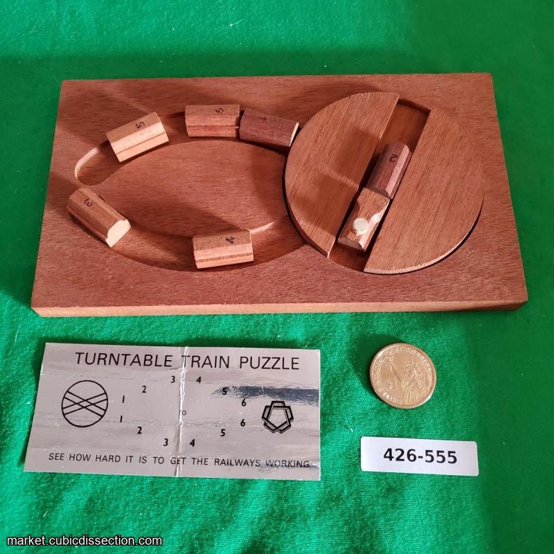 Turntable Train Puzzle by Pentangle [426-555]
