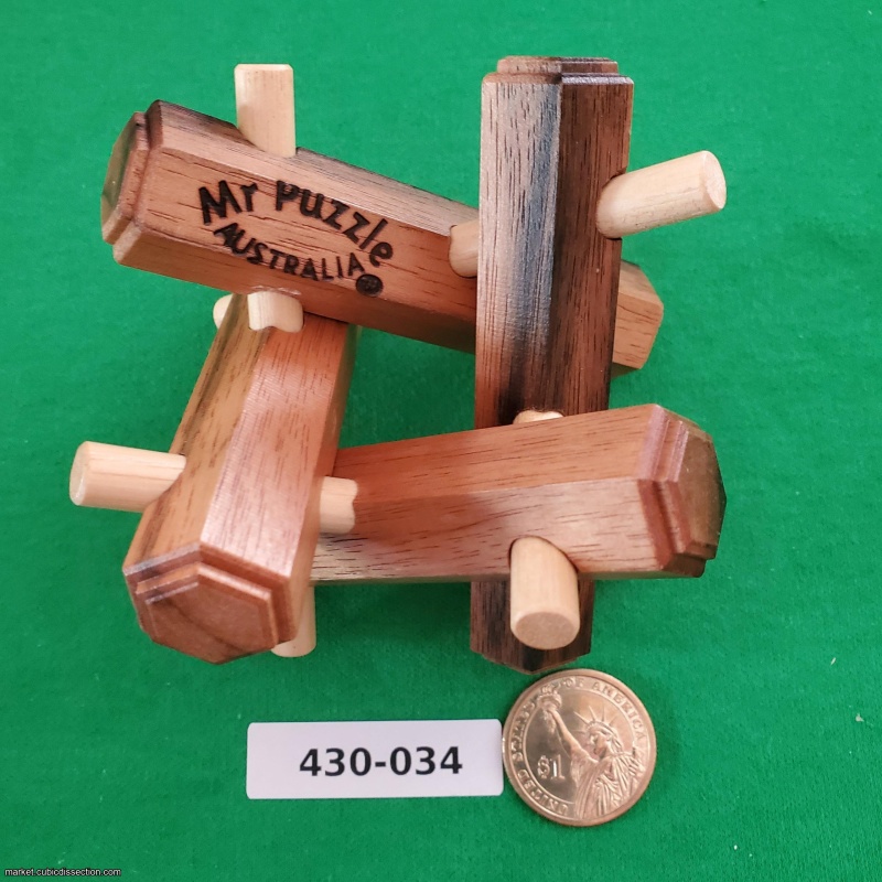 Stewart Coffin Four Legged Puzzle STC #81-B-1 [430-034]