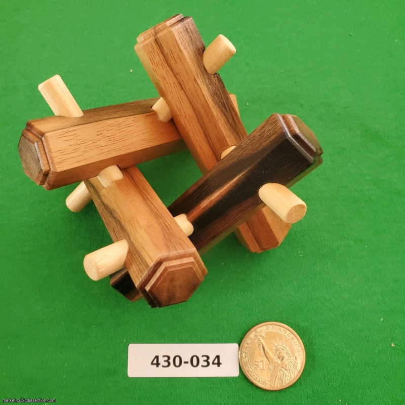 Stewart Coffin Four Legged Puzzle STC #81-B-1 [430-034]