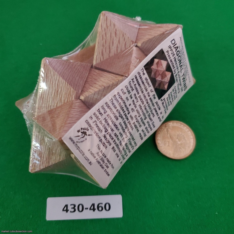 Diagonal Twins (IPP25) by Mr Puzzle [430-460]