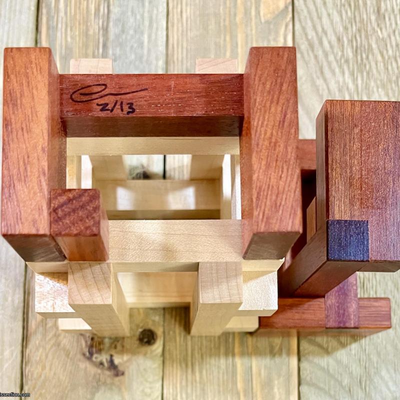 Triaxe Burr Puzzle by Stephane Chomine