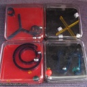 set of 4 dexterity puzzle square