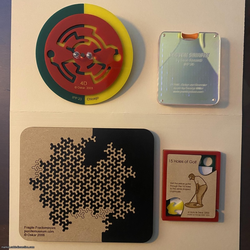 4 x Oskar:  Exchange Puzzles from IPP23 and IPP26