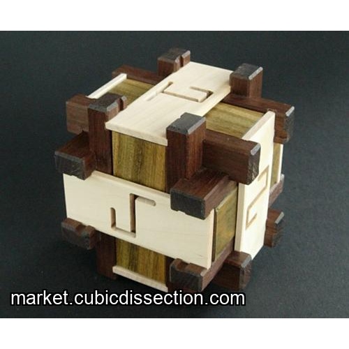 Self Contained Maze Burr by Kagen Sound