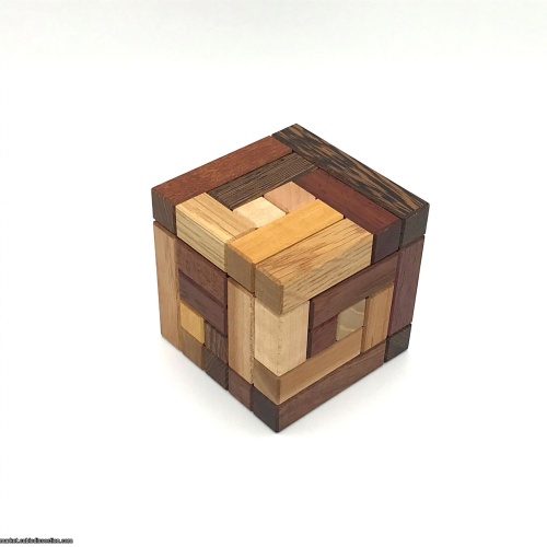 Worm Cube by Emil Askerli Unique Woods