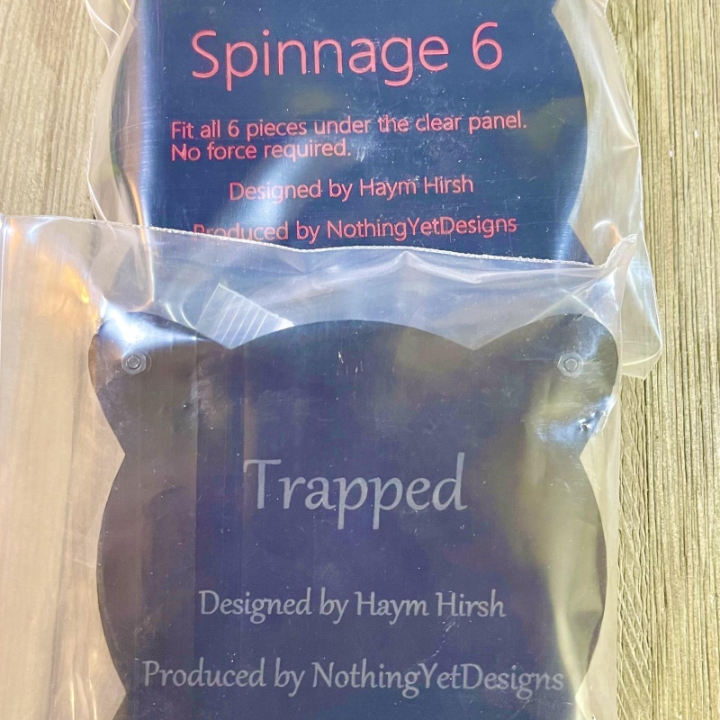 Trapped Packing Puzzle ( Spinnage 6) by Hyam Hirsh