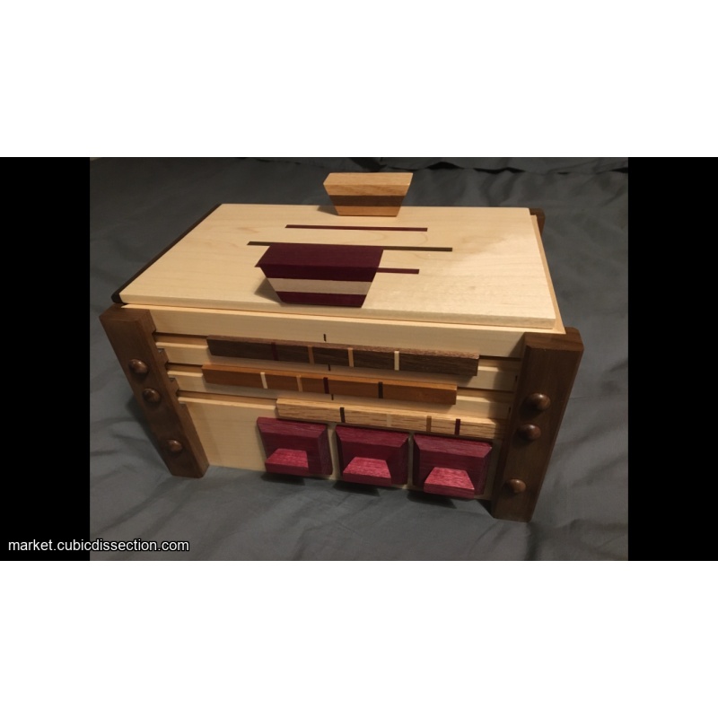 Side Swiper Box - Hughbanks puzzle boxes