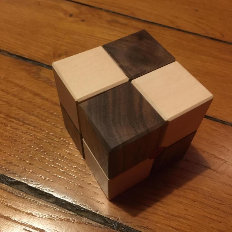 2 piece cube