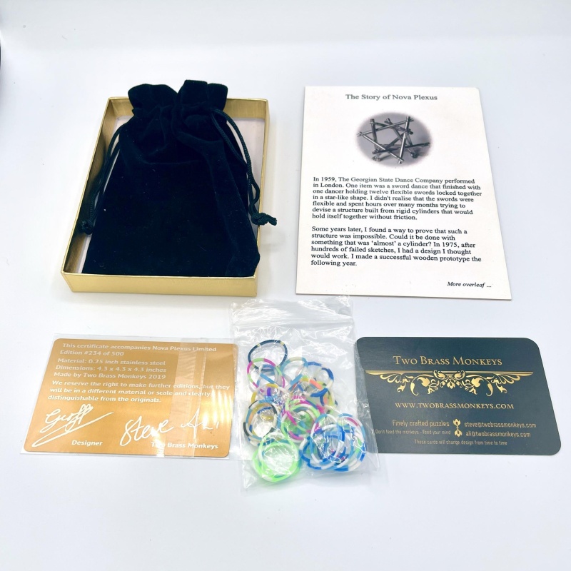 Nova Plexus Limited Edition Stainless Steel Puzzle