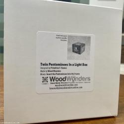 Twin Pentominoes In a Light Box