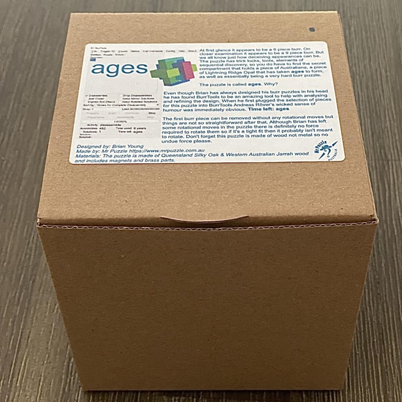 Ages - Sequential Discovery Puzzle
