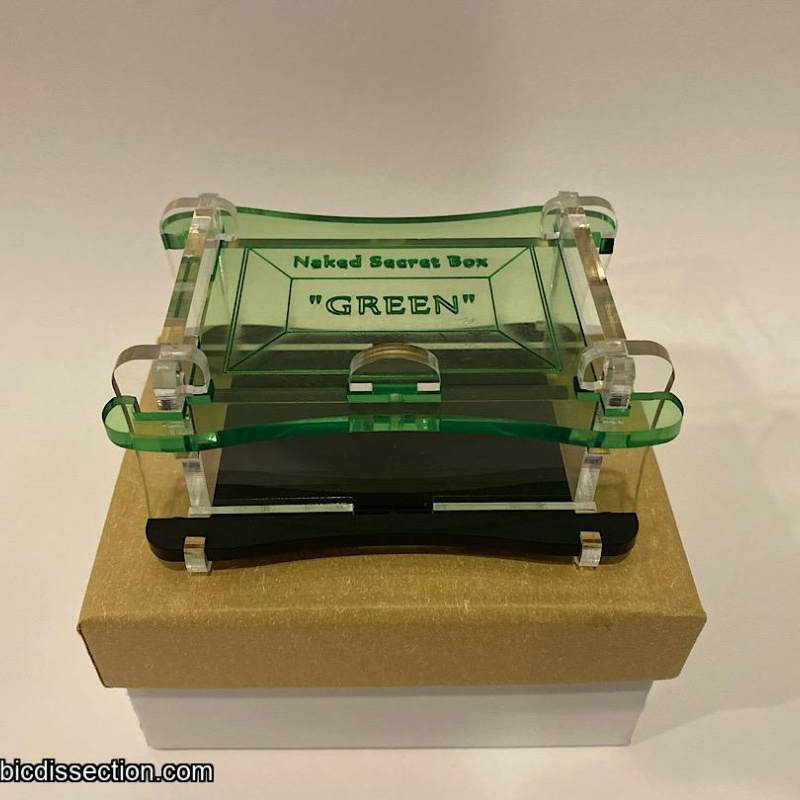 Naked Secret Puzzle Box - Green