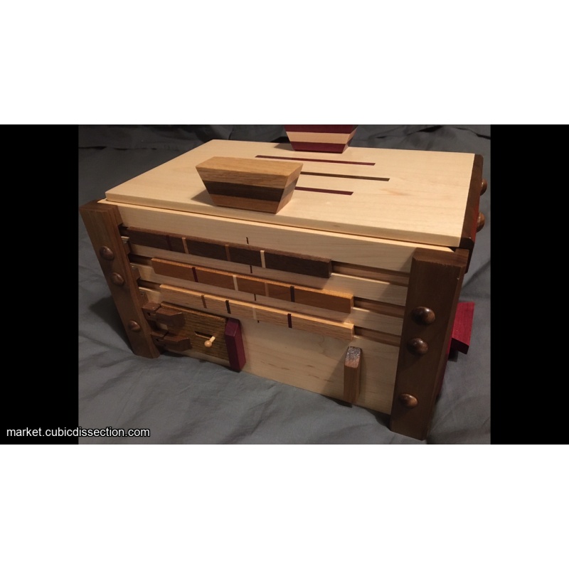 Side Swiper Box - Hughbanks puzzle boxes