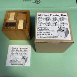 Akiyama Packing Box, IPP38 exchange puzzle made by Vinco