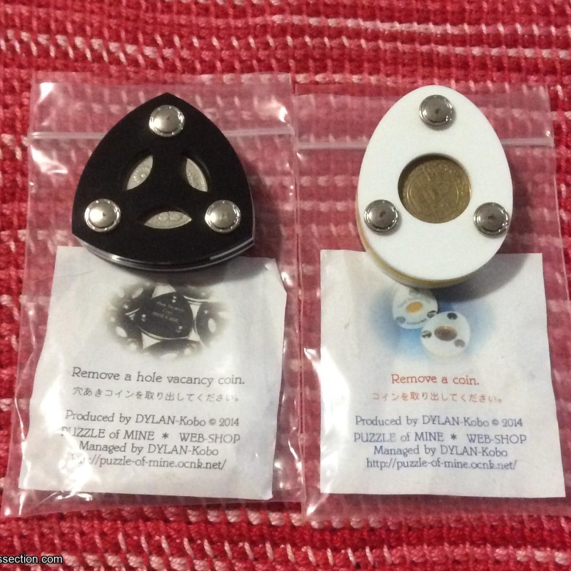 2 x Mine Coin Puzzles