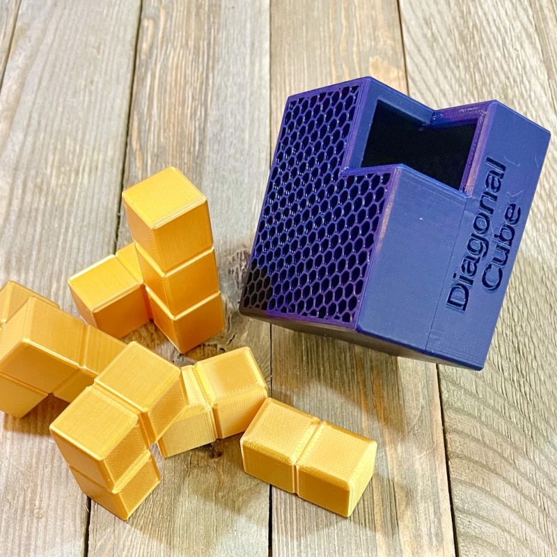 Diagonal Edge Corner Angle Cubes by Andrew Crowell