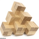 Impossible Triangle of Six Cubes