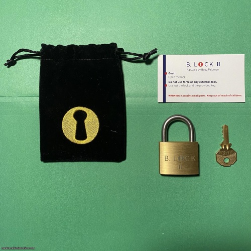 B.Lock II, Puzzle Lock by Boaz Fledman introduced at IPP39
