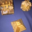 Set of 3 Bamboo Puzzles