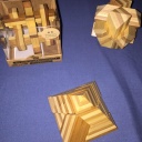 Set of 3 Bamboo Puzzles