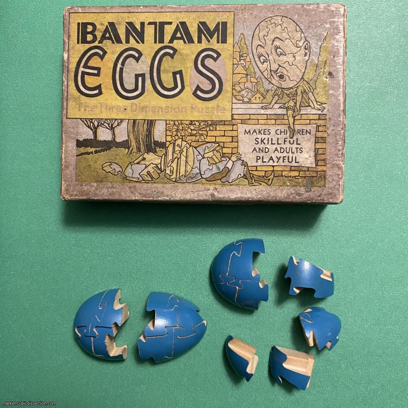 Bantam Eggs, famous 3-D puzzle from 1956