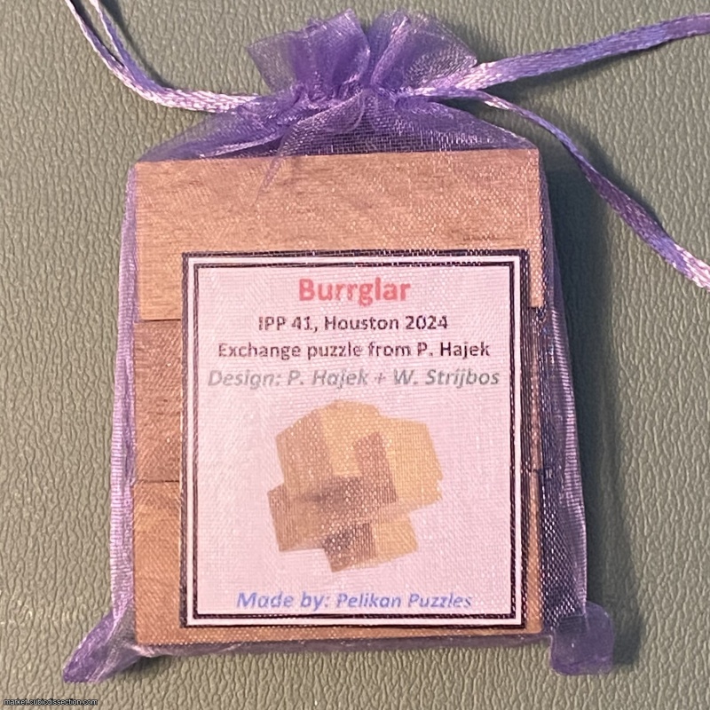 Burrglar, IPP41 (2024) Exchange Puzzle — Strijbos, Hajek, and Pelikan