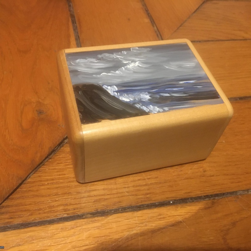 Makishi 8 move puzzle box handpainted