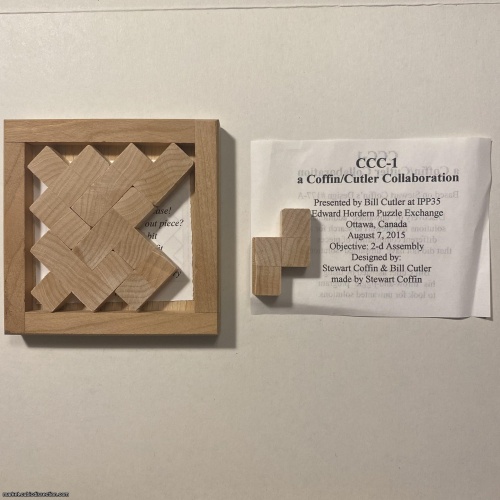 CCC-1 made by Stewart Coffin, a Coffin/Cutler Collaboration