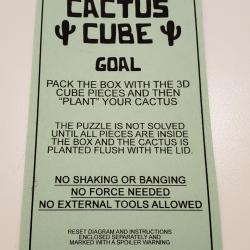 Cactus Cube