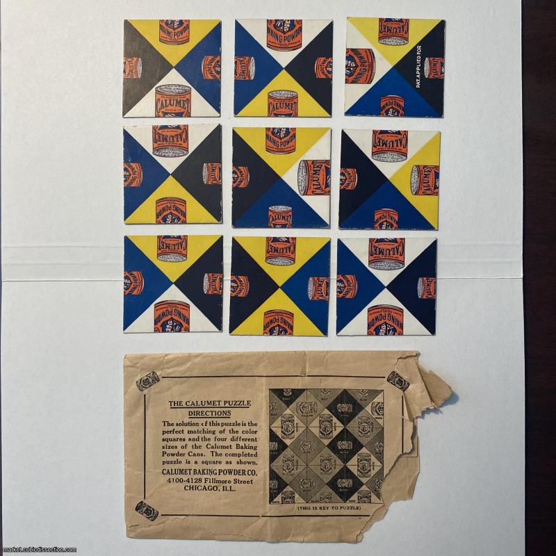 The Calumet Puzzle, a classic vintage advertising puzzle