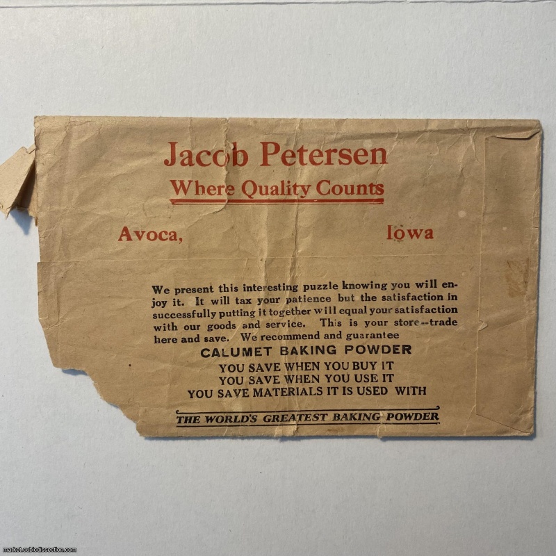 The Calumet Puzzle, a classic vintage advertising puzzle