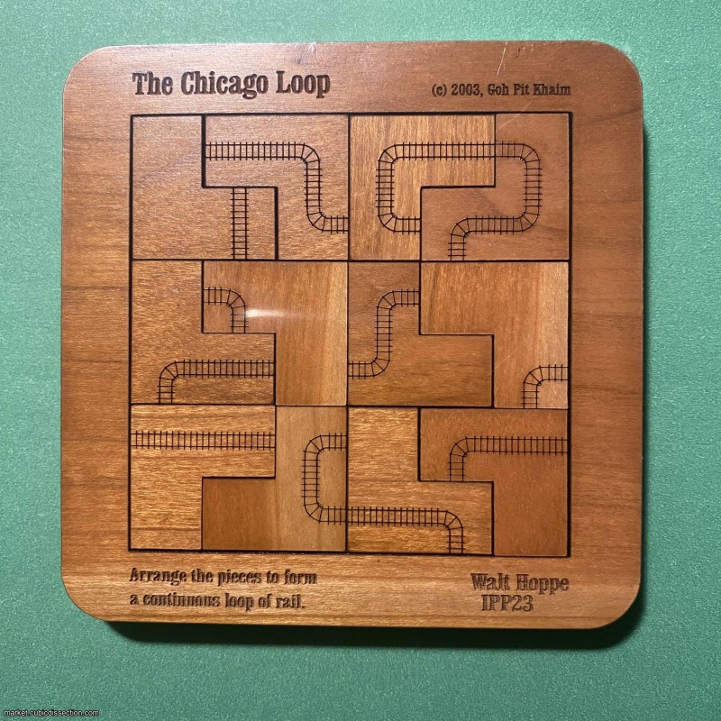 The Chicago Loop, IPP23 (2003) Exchange Puzzle by Goh Pit Khaim and Walt Hoppe