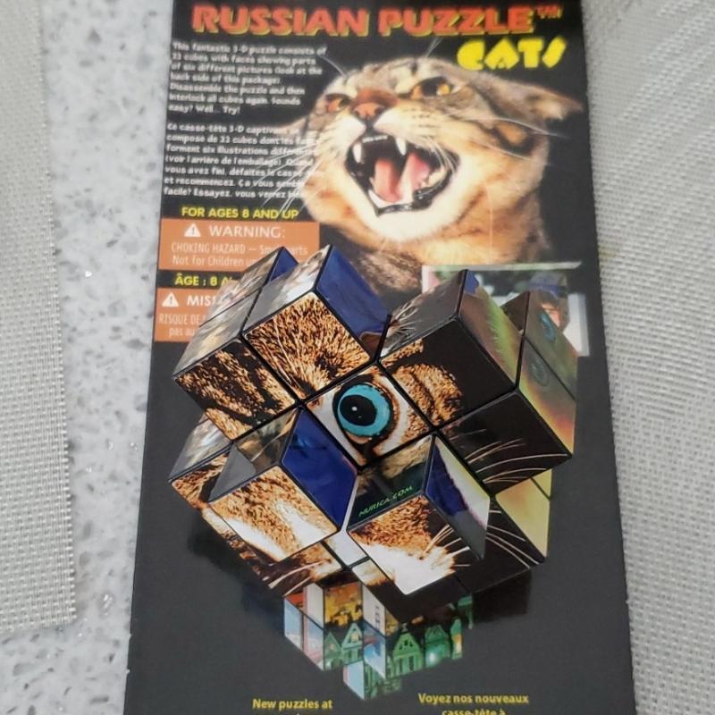 3D Russian Twisty Puzzle!  CATS!
