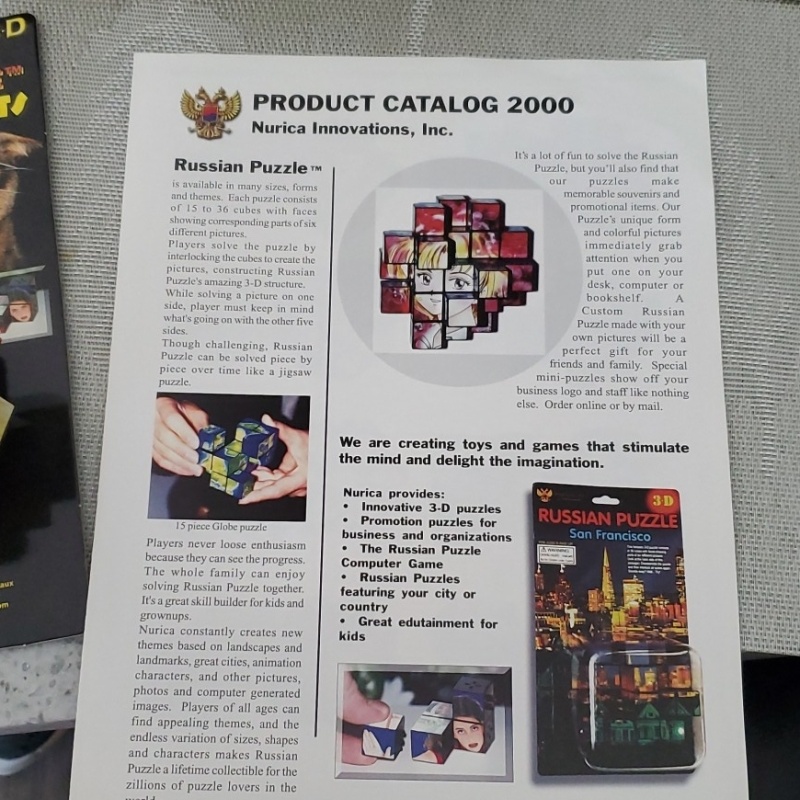 3D Russian Twisty Puzzle!  CATS!