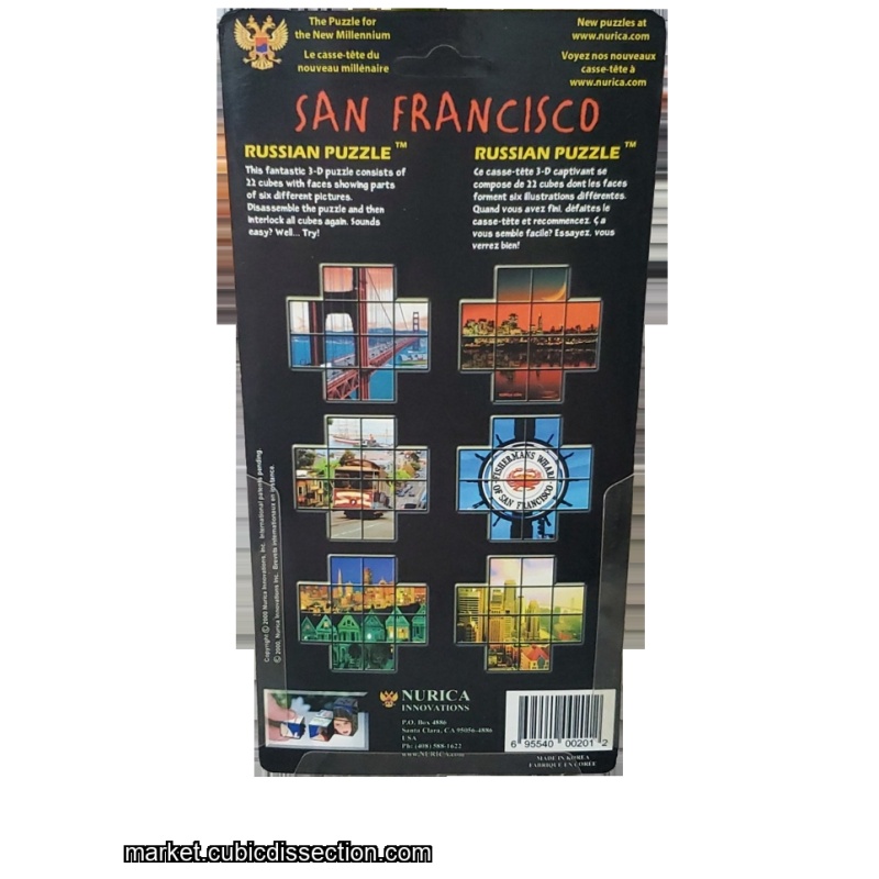 3D Russian Twisty Puzzle!  SAN FRANCISCO 6 Pictures